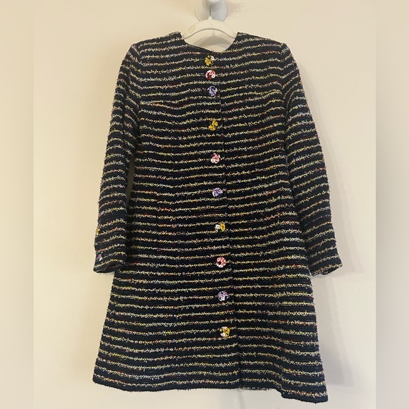 Cabi tweed coat with floral lining - Picture 3 of 14
